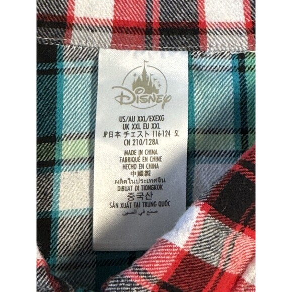 Disney Pixar Toy Story “Toy To The World” Christmas Flannel Snap Button Up XXL - Picture 14 of 15